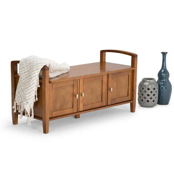 Warm Shaker - Handcrafted Entryway Storage Bench