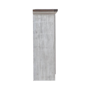 River Place - Left Pier Top - Riverstone White & Tobacco