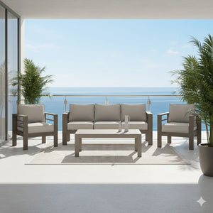 Outdoor Patio Set All-Weather & Thick Cushions