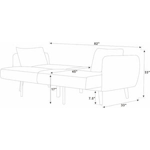 Futon Sofa Bed With Tall Legs