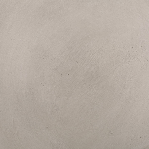 Cylindrical Design, Outdoor Lightweight Concrete Side Table