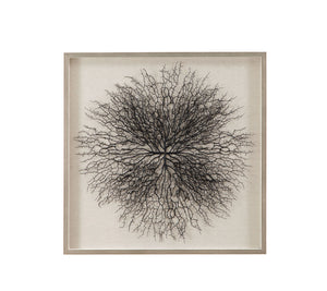 Gracee Canvas Art - Pearl Silver