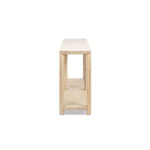 Milo - Console Table With Lower Shelf - Natural