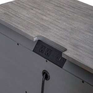 Big Valley - Bedside Chest With Charging Station