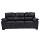 3 Seater Sofa With Padded Armrests And Triangular Leg
