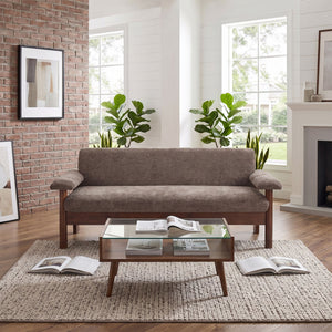 Modern Sofa Couch With Pillow Top Arms