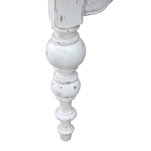 River Place - Rectangular Leg Table - Riverstone White & Tobacco