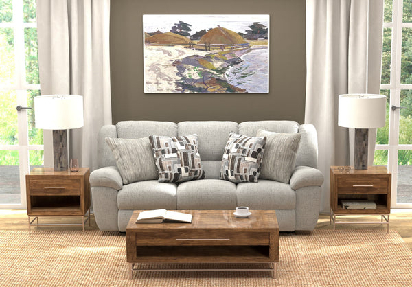 Trifecta - Sofa With 3 Recliners and Drop Down Table