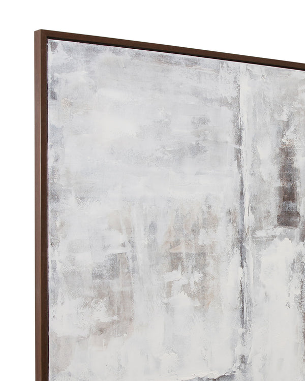 Triad Framed Canvas - Gray