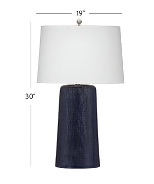 Lancaster - Table Lamp - Blue / White