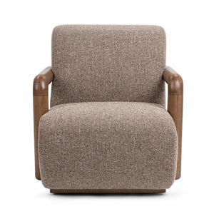 Welson - Swivel Accent Chair - Warm Mocha