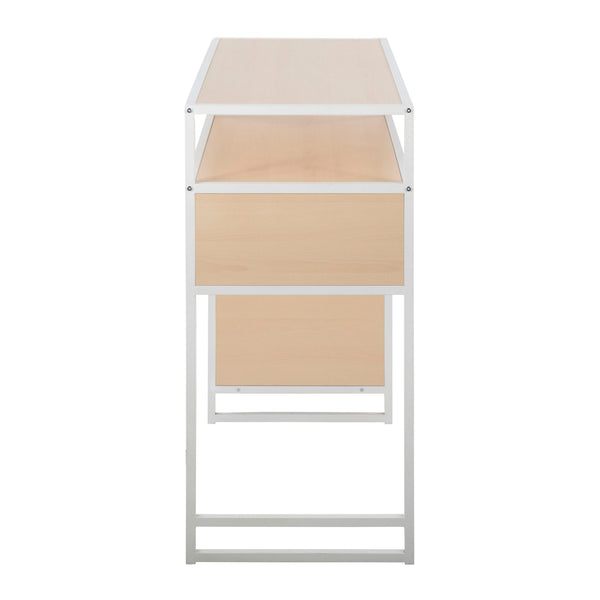 Display - Farmhouse Bar Height Table With Storage Space
