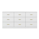 9 Drawer Dresser, Ample Storage For Bedroom