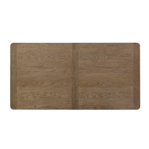 Farmhouse Reimagined - Trestle Table - Antique White / Chestnut Tops