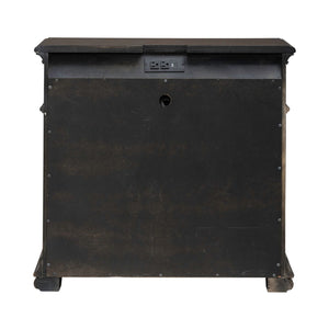 Provence Park - Nightstand With Charging Station - Chateau Brown