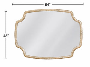 Aura - Wall Mirror - Antique Silver