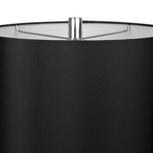 Diana - Contemporary Table Lamp (Set of 2) - Polished Nickel / Black Satin