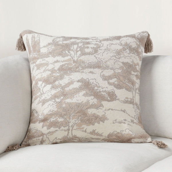 Stonework - 22" x 22" Pillow - Natural