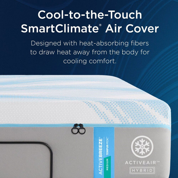 Tempur-Breeze - Tempur-ActiveBreeze Medium Hybrid Mattress