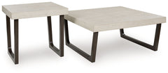Westenfort - Occasional Table Set (Set of 2) - Espresso / Gray