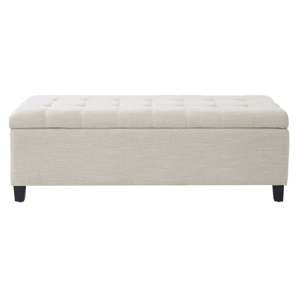 Upholstered Storage Ottoman Bench