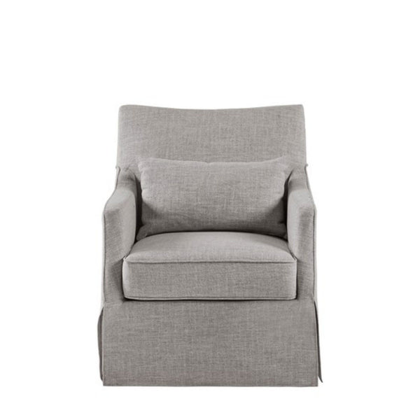 Traditional Design London Skirted Swivel Chair