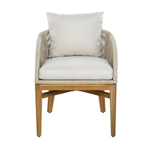 Outdoor Dining Chairs With Cushion (Set of 2)