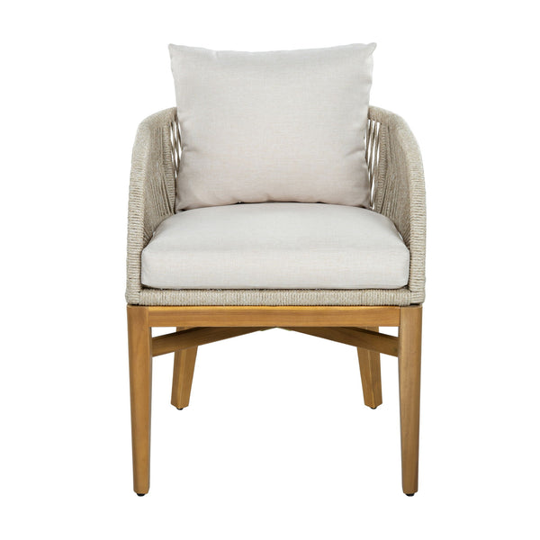 Outdoor Dining Chairs With Cushion (Set of 2)