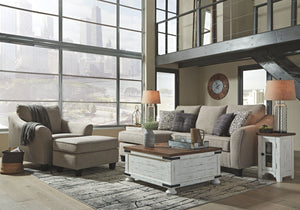 Kestrel - Queen Sofa Chaise Sleeper - Driftwood