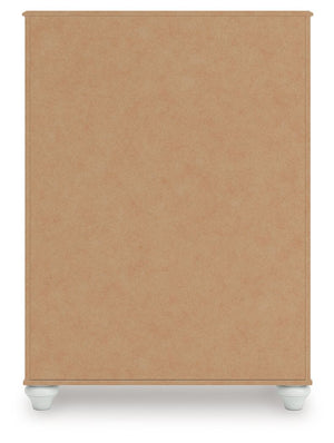 Kozlani - Five Drawer Chest - White