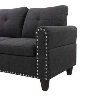 Alger - Left Hand Facing Sofa & Chaise With Ottoman