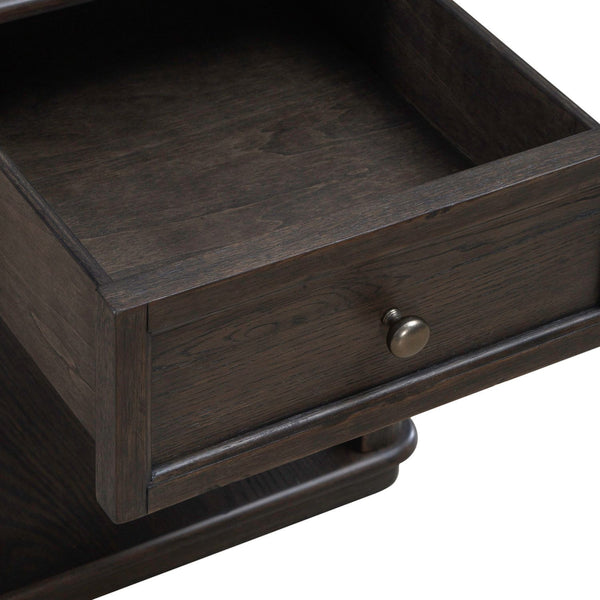 Wallace - End Table - Aged Oak