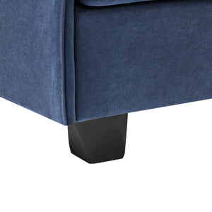 Upholstered Modular Sectional With Removable Cushions
