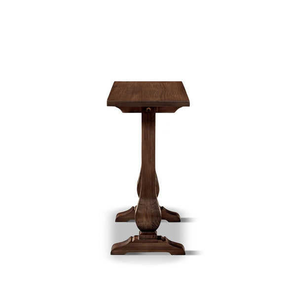 Whitmore - Trestle Console Table - Dark Brown