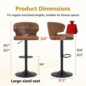 Adjustable Swivel Bar Chair