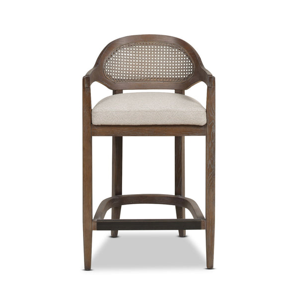 Americana - Mid-Century Modern Cane Back Counter Stool