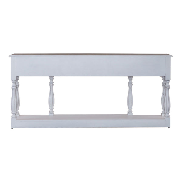 Magnolia Manor - 3 Drawer Hall Console Table - Antique White