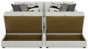 Trevor - Extra Deep Oversized Sofa With Included Storage Cocktail Ottoman