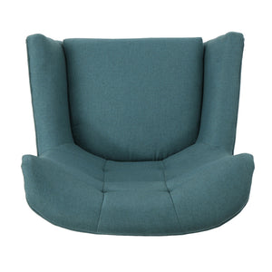 Club Chair With Rubberwood Legs