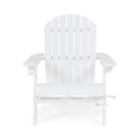 Zenithia - Outdoor Foldable Adirondack Chair With 2 Cup Holders