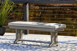 Visola - Bench with Cushion - Gray