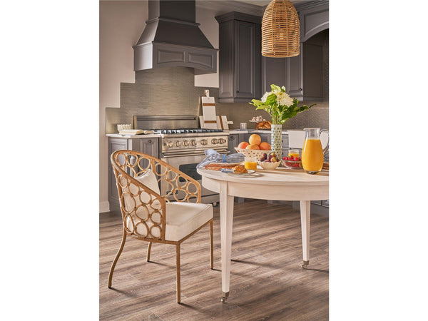 Weekender Coastal Living Home / Watercolor - Dining Table - Pearl Silver