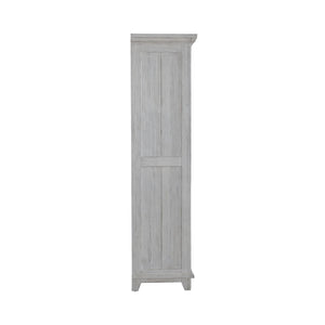 River Place - Armoire - Riverstone White & Tobacco