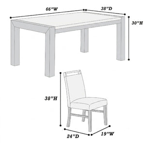 Dining Set With Table And Side Chairs