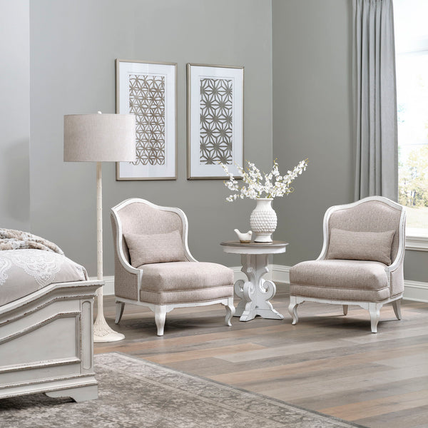 Magnolia Manor - Upholstered Accent Chair - Antique White