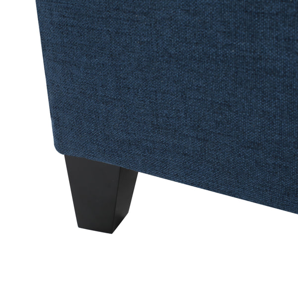 Glouster - Contemporary Storage Ottoman With Button Tufted Design