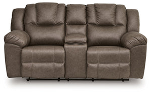 Lowilla - 2 Pc. - Reclining Sofa And Loveseat - Driftwood