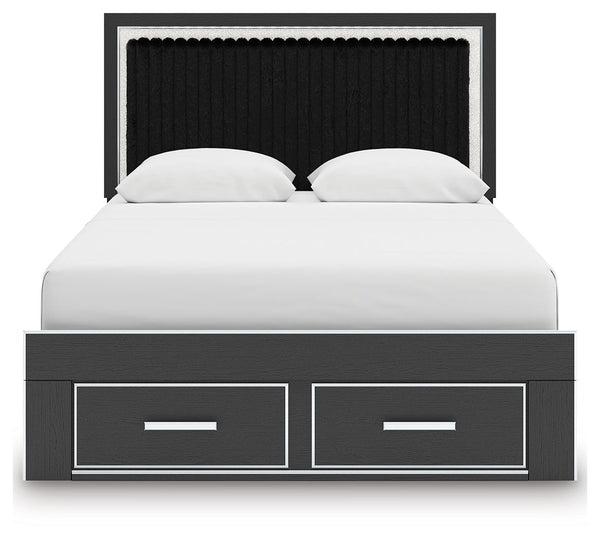 Zuraleus - Upholstered Panel Platform Storage Bedroom Set