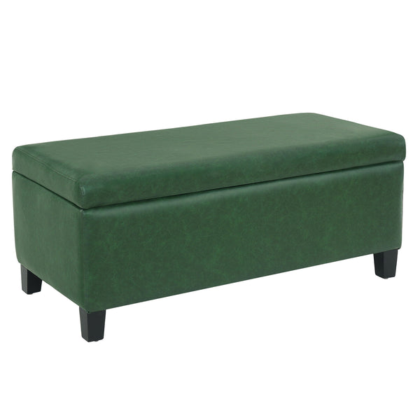 Storage Ottoman With Flip Top Lid