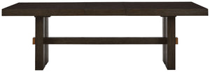 Burkhaus - Rectangular Dining Room Extension Table - Dark Brown